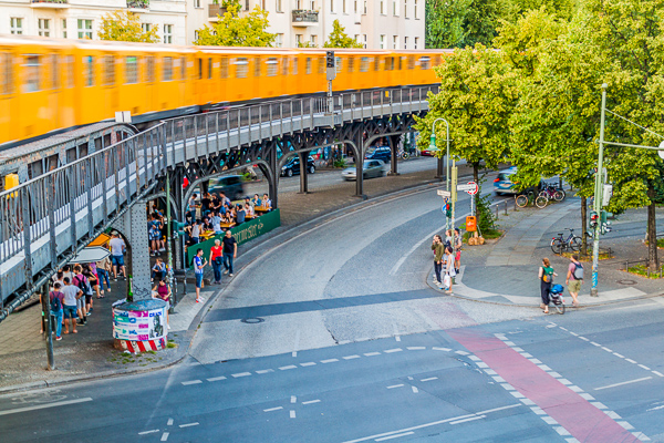 As you can see, tucked under the U-Bahn station is one of Berlin's hidden gems; Burgermeister